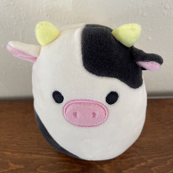 Squishmallows Connor the Cow 5" Plush Stuffed Animal - Picture 2 of 6